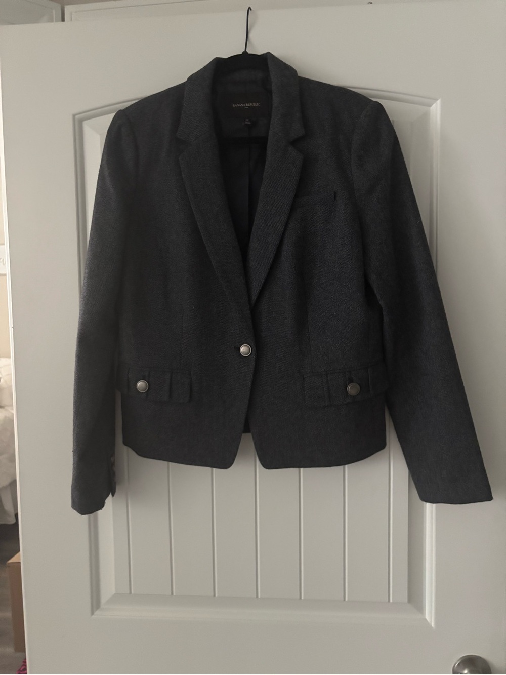 Banana Republic Dark Gray Women's Tailored Blazer